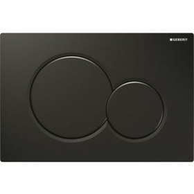 Resim Geberit Sigma01 115.770.dw.5 Kumanda Kapağı Çift Basmalı .siyah Siyah 