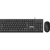 Resim Everest KM-615 Siyah USB Combo Q Standart Klavye + Mouse Set 