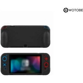 Resim Nintendo Switch Oled El Destekli Koruyucu Kılıf Siyah 