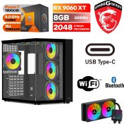 Resim MSI Ddr5 – Rtx 9060XT 8gb – Ryzen 7 7800X3D - 32GB - 64GB Ddr5 Ram – 1tb M.2 SSD – Sıvı Sogutmalı – Windows 11 Pro Masaüstü Bilgisayar 