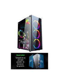Resim CacheX K203 i5-750 8 GB 256 GB SSD 4 GB GT 730 24" Free Dos Masaüstü Oyuncu Bilgisayarı 
