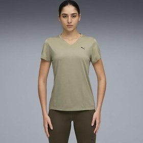 Resim PUMA W Tad Essential Vneck Tee Tişörtler Üniseks Yetişkin 