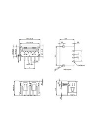 Resim Ic-265c Usb Şase A Tip 90 Dişi Kısa 