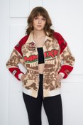 Resim NEWLAKER Unisex Oversize Limited Edition Batik Yıkamalı Motosport Fermurarlı Bomber Ceket 