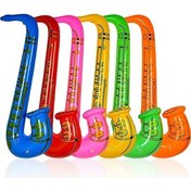 Resim Zyzqstore 70cm Rastgele Renkli Şişme Saksafon Seti, Pvc, Çocuklar İçin Mükemmel 
