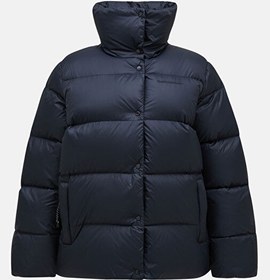 Resim Peak Performance Siyah Kadın Kapüşon Yaka Mont G79031020_W Down Puffer 