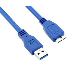 Resim Keepro 1.5 Metre USB 3.0 Harici Harddisk Kablosu USB 3.0 Harici HDD Kablosu 3.0 Taşınabilir Harddisk Kablosu 