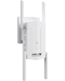 Resim 5 Ghz 3000 Mbps Wifi 6 Tekrarlayıcı Genişletici Sinyal Güçlendirici Çift Bant Whıte Ab Fişi 