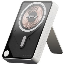 Resim Momax IP132HKW Power X Pro+Magnetic Wireless 10000 mAh Standlı + USB-C Kablo Powerbank Beyaz 