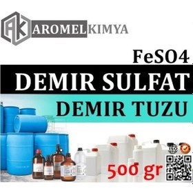 Resim Aromel Demir Sülfat Feso4 Demir Tuzu Ekstra Saf 500 Gr 
