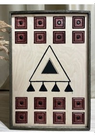 Resim Cıgıl Wood Anatolıan Talısman Ahşap Bohem Tablo 