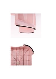 Resim Flora Herkül Banyo Taburesi, Kaydırmaz Kauçuk Tabanlı 200 Kg Taşıma Kapasiteli Lüks Tabure Pembe 
