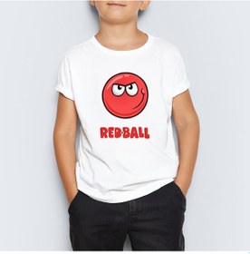 Resim Red Ball 4 Crazy Kırmızı Top Redball Çocuk Tişört Mr-03 