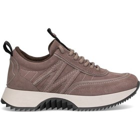 Resim Mammamia D25ka-3700 Kadın Hakiki Nubuk Deri Casual Ayakkabı Vizon Vizon 