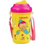 Resim Bebedor Askılı Ve Pipetli Alıştırma Bardağı 360 ML - Deniz Kızı D 