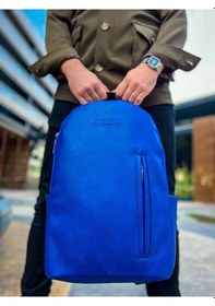 Resim Cnt104 - Cilt Erkek Sırt Çantası Mavı Çok Renkli 