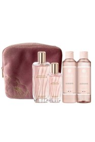 Resim Yves Rocher Comme Une Evidence Kadife Çantalı Parfüm Vücut Seti Zarif Kalıcı Kadın Koku Şık Hediyelik Bakım 