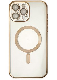 Resim cepbar Apple Iphone 14 Pro Max Lens Korumalı Kablosuz Şarj Özellikli Telefon Kılıfı 