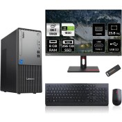 Resim Lenovo Thinkcentre Neo 50T Gen 5 Intel Core I7 13700 8gb 256GB SSD GTX1650/4GB 23.8" Fhd Monitör Freedos Masaüstü Bilgisayar & Per4 USB Bellek 12UB000LTRMNT2301 