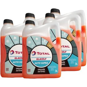 Resim TOTAL 302-5 TOTAL GLACELF AUTO SUPRA ANTİFRİZ KIRMIZI 3 Litre 