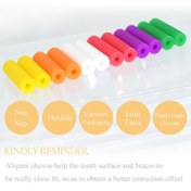 Resim Oral Kas Builder Çiğneme Sakızı, Meyve Aromalı, Gıda Dereceli Silikon, Kaymaz Esnek Vakum Ambalaj, Braketler ve Invisalign için İdeal, Diş Yardımı ile 