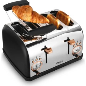 Resim Yüksek Performanslı 4 Dilimli Geniş Yuvalı Ekmek Kızartma Makinesi 