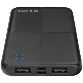 Resim S-lınk Ip-g12n, Siyah, 10.000mah, 2xusb, 1xmicro Usb, 1xtype-c, 4 Led Göstergeli, Powerbank 