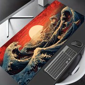 Resim Ekstra Büyük Oyun Fare Altlığı, Canlı Günbatımı Dalga Tasarımı – Yıkanabilir, Kaymaz Kauçuk Masa Matı, Hassas Kilitli Kenar, Ofis veya Oyun Kurulumu İçin Mükemmel, Oyun Masa Aksesuarı | Sanatsal Dalga Tasarımı | Dayanıklı Masa Matı, Oyun Fare Altlığı 