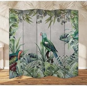 Resim Doğa Temalı Özel Tasarım Paravan Room Divider TYBParavan-1001100408788, 180 x 180 