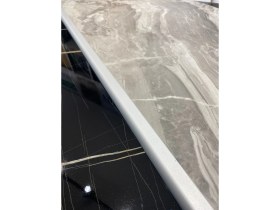 Resim Pasha Dekor Alüminyum Oval U 8 mm Parke Bitim Profil Çıtası 90 cm 