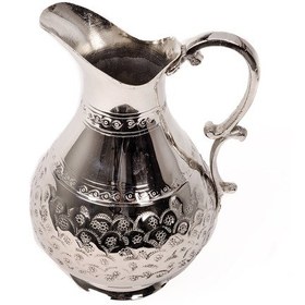 Resim Dmt Gaziantep Bakırdan El İşlemeli Sürahi Beyaz 1,5 Lt 