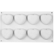 Resim Getshopmini Cavitie Aşk Kalp Şekli Kek Silikon Kalıbı 