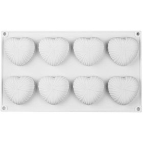 Resim Getshopmini Cavitie Aşk Kalp Şekli Kek Silikon Kalıbı 