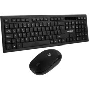 Resim Xpetrana Everest KM-6121 Siyah Kablosuz Slım Q Klavye + Mouse Set (4767) - XPR2978-3293 