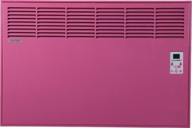 Resim Elektrikli Panel Konvektör Isıtıcı Dijital 2500 Watt Pembe 