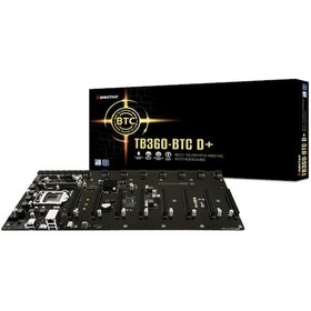 Resim Biostar TB360-BTC D+ Intel B360 SODIMM DDR4 LGA1151 8'li Ekran Girişli Mining Anakart 
