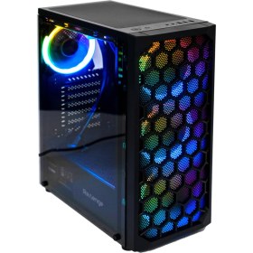 Resim Revenge X-Drive 4 Adet Rgb Fanlı Mesh Panel Gaming Oyuncu Kasası (Psu Yok) 