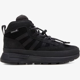 Resim Timberland Mid Lace Up Bebek Siyah Spor Ayakkabı 