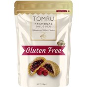 Resim TOMRU Glutensiz Frambuaz Dolgulu Kurabiye 90g 