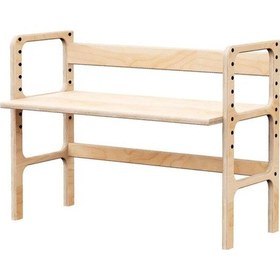 Resim Woodesk Nido,montessori Ahşap Çocuk Masa Ve Taburesi, Cpt4772-100 Naturel 