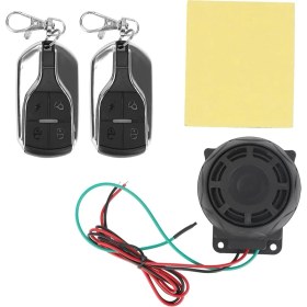 Resim Pengfushop5 B Tarzı Motosiklet Bisikleti Hırsızlığa Karşı Akıllı Alarm Güvenlik Alarm Sistemi 12V Uzaktan Kumanda Anahtarı Iç Aksesuar Araba Styling Araba Anahtarlığı (Yurt Dışından) 