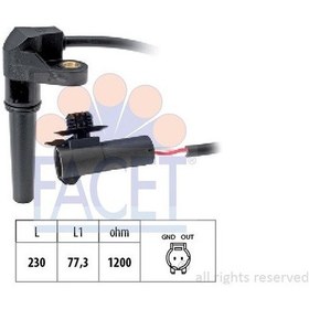 Resim Facet 9.0617 Krank Mıl Sensoru Laguna I Megane I Clıo Iıı Fluence 1,6 206-308-407 