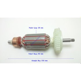 Resim Bosch Tipi Pws 6-115 6-100 Endüvi Rotor Kollektör Diğer