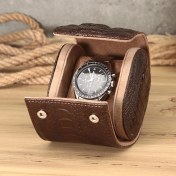 Resim Onywatch Gerçek Devekuşu Deriisi Saat Saklama Kutusu Saat Rollu Watch Roll Rolex Box 