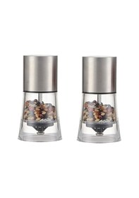 Resim Büro Ev Ofis Mutfağı İçin 12cm Mini Akrilik Manuel Öğütücü El Değirmeni Diğer 