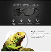 Resim Wenlin Optima Dlp Link 3d Gözlükler - Aktif Shutter, Optoma Acer Benq Viewsonic Sharp Dell İçin Uyumlu Şarjlı 
