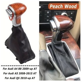 Resim Hightower Audı A6 A7 A3 A4 A5 A6 C6 Q5 2009-2014 4g1 713 139 R Ahşap Vites Topuzu 