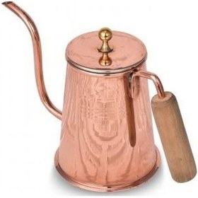 Resim Turna Bakır Kahveevi Demlik Düz Kırmızı Turna4813-1 Bakır 