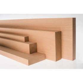 Resim ECS Ahşap Kayın Çıta Taslak Tahta Blok Planyalı Kereste 