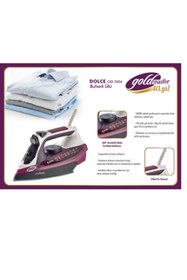 Resim GoldMaster Gsı-7604 Dolce Seramik Taban Buharlı Ütü 